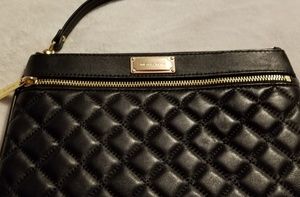 Michael Kors quilted black clutch